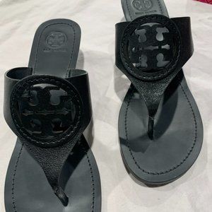 Tory Burch Wedge Sandal - Black